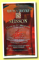 Neisson XO ‘3eme millénaire’ (45%, OB, Martinique, decanter, +/-2012)